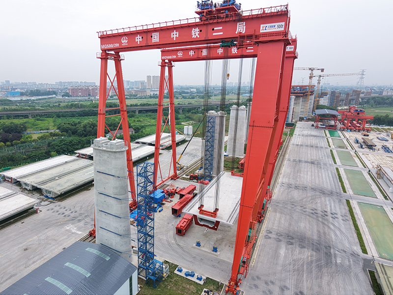 中铁二局MG500t门式起万搏在线登录-万搏（中国）